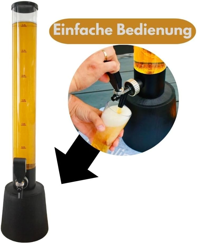 Bierzapfsäule 3L (Trinksäule mit Zapfhahn)