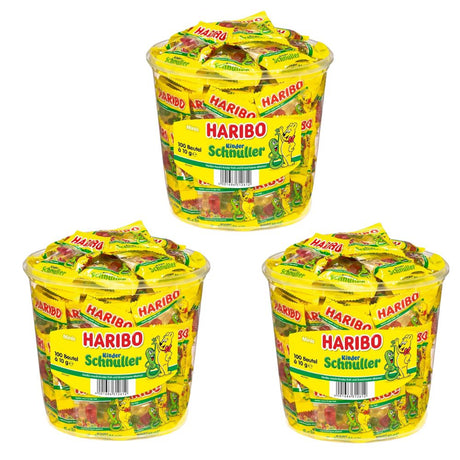 Haribo Kinder Schnuller Minibeutel 3 Dosen