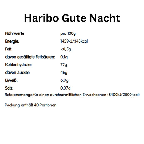 Haribo Goldbären Gute Nacht Minibeutel 3 Dosen