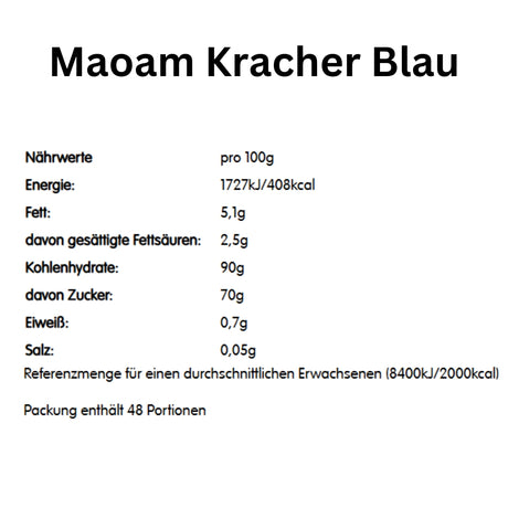 Maoam Kracher Blue Runddose (265 Stück)