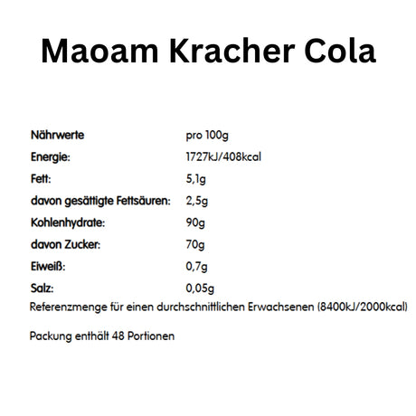 Maoam Kracher Cola Runddose (265 Stück)