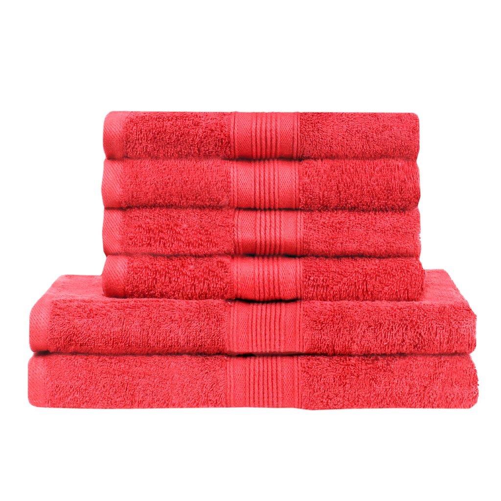 Frottee Handtücher 4 - HL-Kauf 6er – (2 Set Handtücher) Duschtücher 