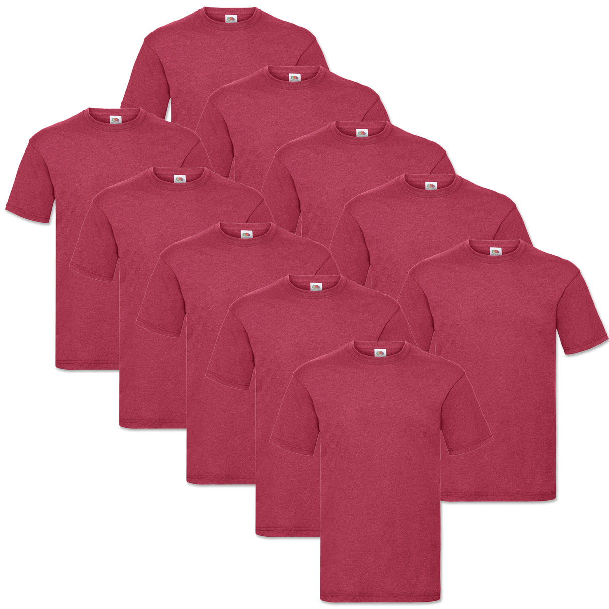 Fruit Of The Loom - Valueweight T-Shirt - 10er Set's einfarbig