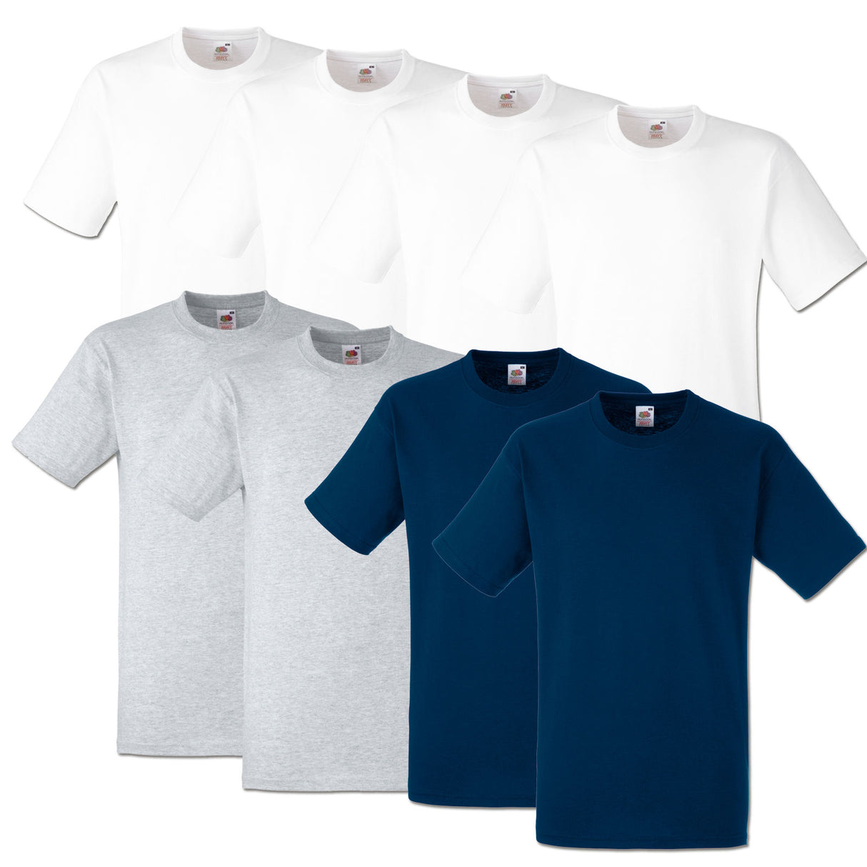 Fruit Of The Loom - Heavy Cotton T-Shirts - 8er Set