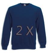 Fruit Of The Loom - Raglan Sweatshirt - 2er Set's