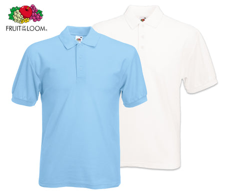 Fruit Of The Loom - Pique 65/35 Poloshirt - 2er Set's gemischt