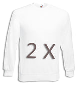 Fruit Of The Loom - Raglan Sweatshirt - 2er Set's